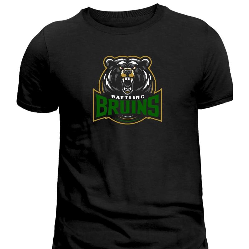 Battling Bruins - Mens Short Sleeve Tee (with Personalized Jersey Back)