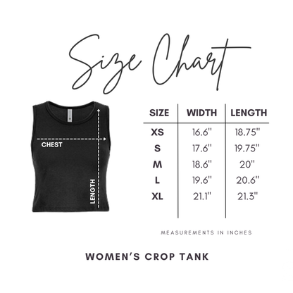 P4L - Lean In Level Up - Women's Crop Tank