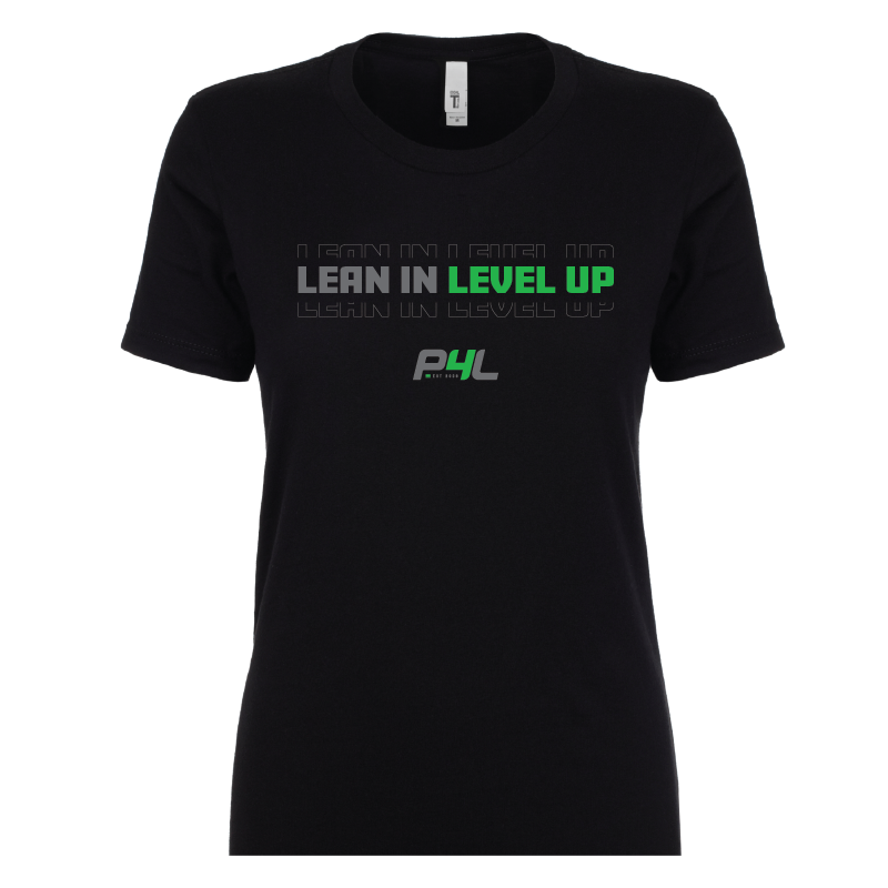 P4L - Lean In Level Up - Women's Short Sleeve Tee