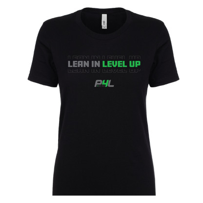 P4L - Lean In Level Up - Women's Short Sleeve Tee