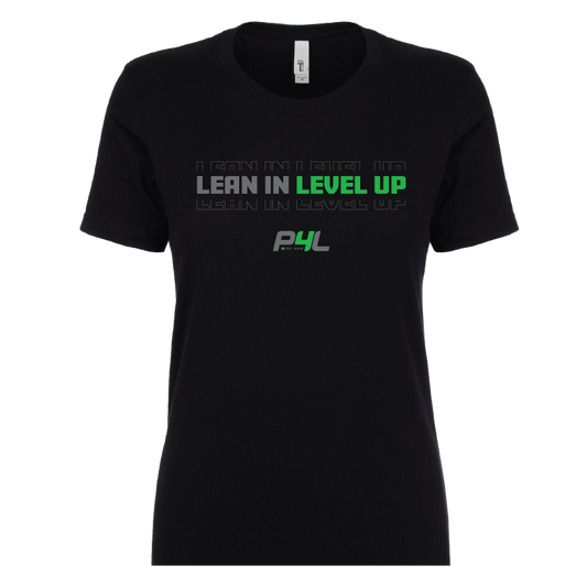 P4L - Lean In Level Up - Women's Short Sleeve Tee