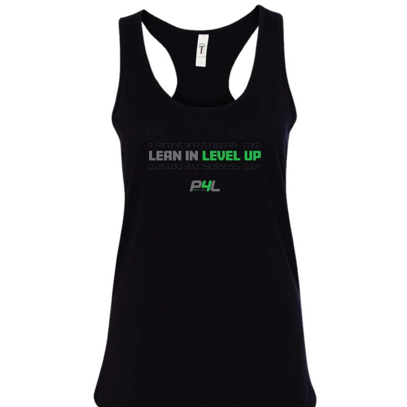 P4L - Lean In Level Up - Women's Racerback Tank