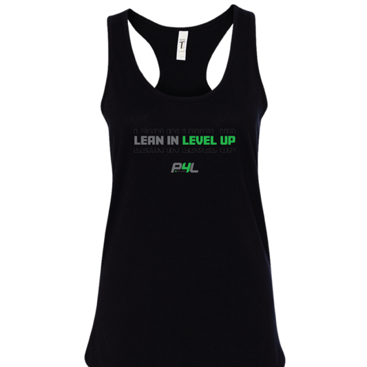 P4L - Lean In Level Up - Women's Racerback Tank