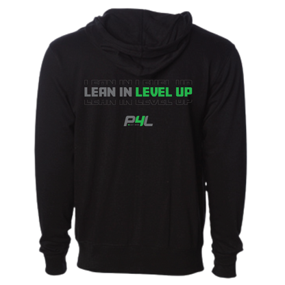 P4L - Lean In Level Up - Zip Up Hoodie