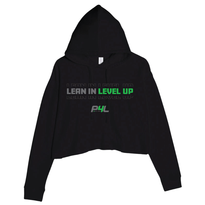 P4L - Lean In Level Up - Women's Crop Hoodie