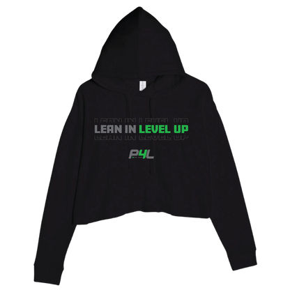 P4L - Lean In Level Up - Women's Crop Hoodie