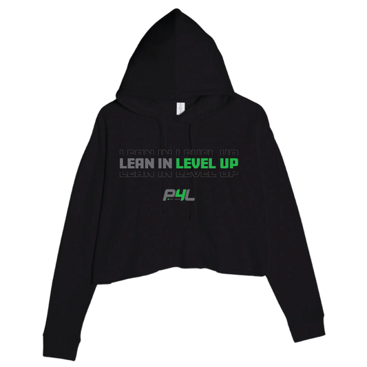 P4L - Lean In Level Up - Women's Crop Hoodie