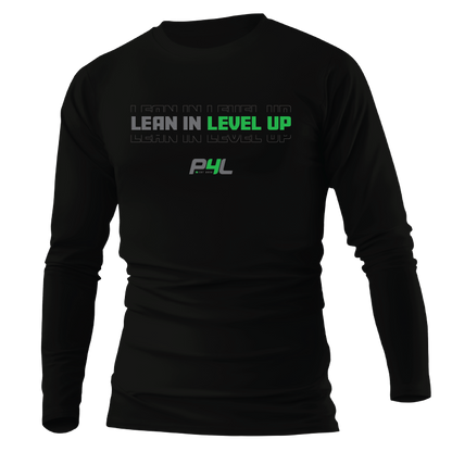 P4L - Lean In Level Up - Long Sleeve Tee (Unisex)