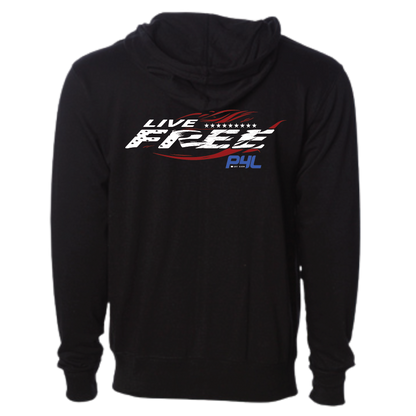 P4L - Live Free - Zip Up Hoodie