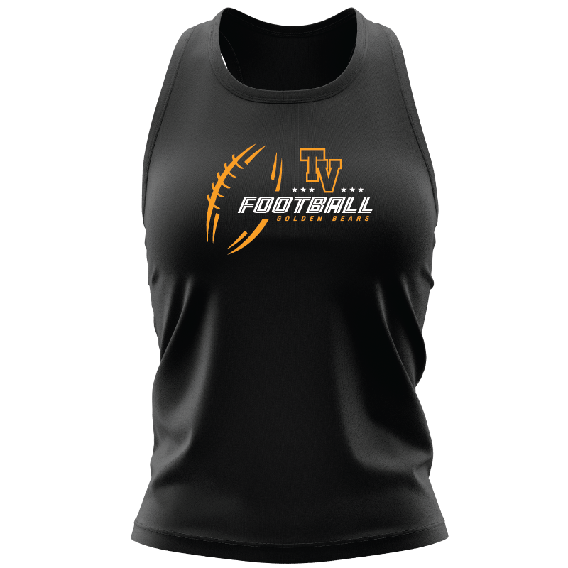 TVHS FOOTBALL - Sketch Ball - Women's Muscle Tank