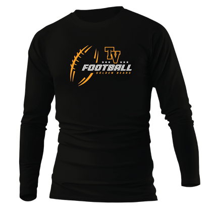 TVHS FOOTBALL - Sketch Ball - Long Sleeve Tee (Unisex)