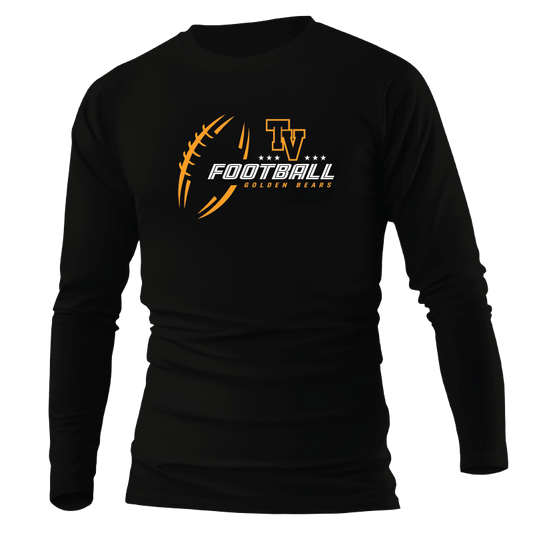 TVHS FOOTBALL - Sketch Ball - Long Sleeve Tee (Unisex)