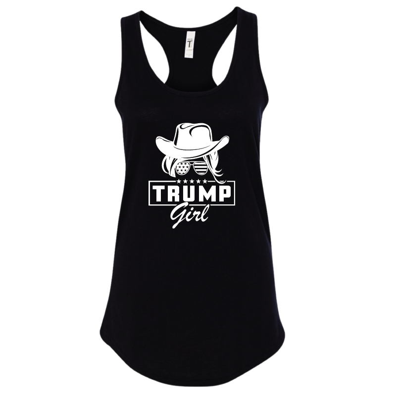 Trump Girl (Cowgirl) - Women's Racerback Tank