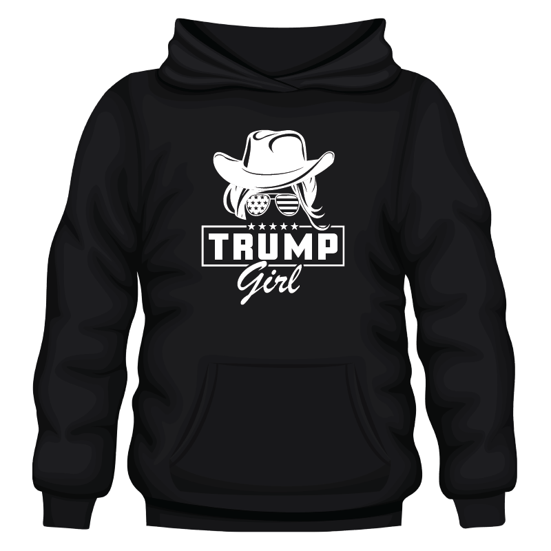 Trump Girl (Cowgirl) - Pullover Hoodie